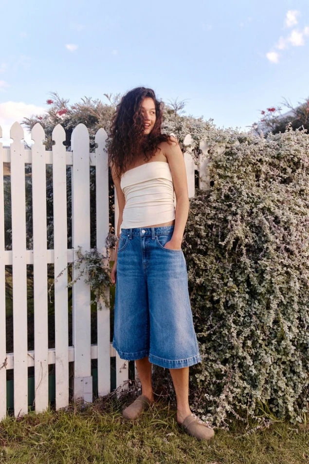 Shop Baggy Denim Jorts from the '90s