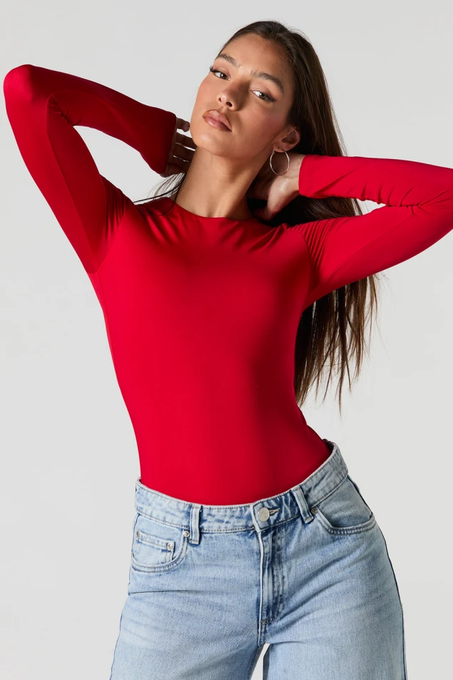 Shop Long Sleeve Crewneck Contour Bodysuit