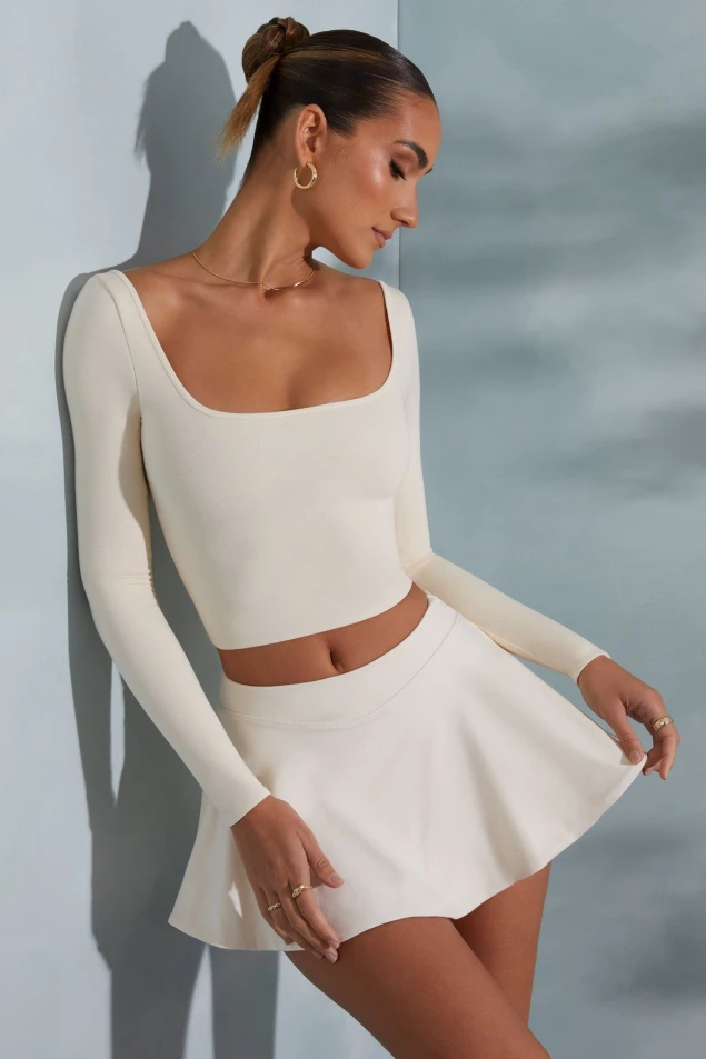 Shop Ivory Mini Skort