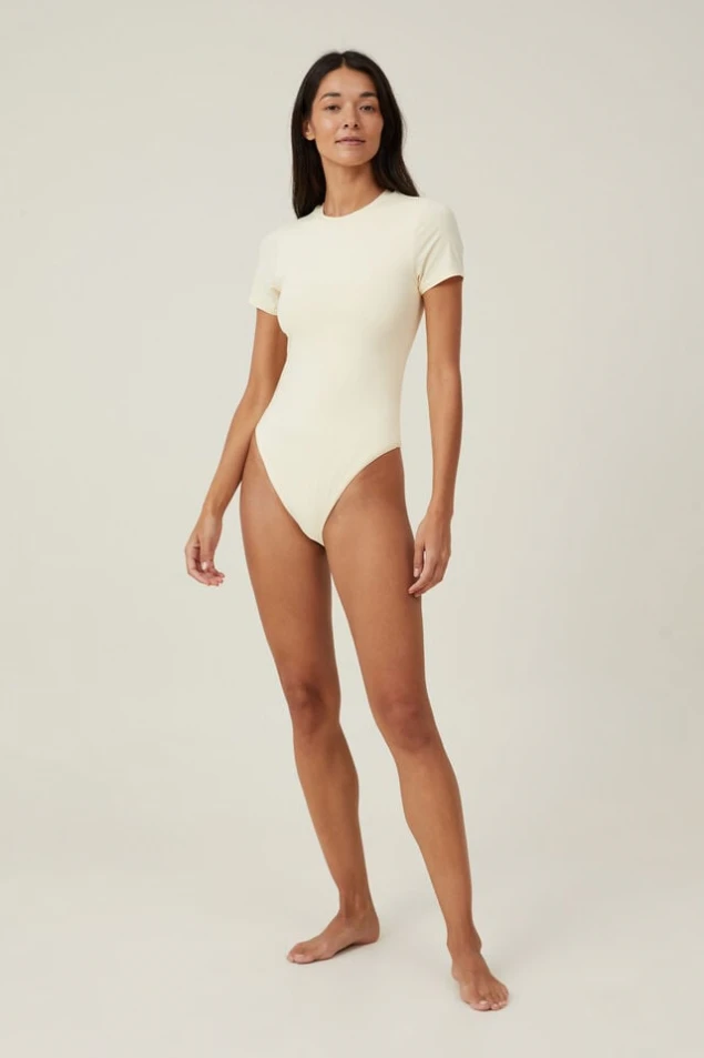 Shop Short Sleeve Soft Lounge Bodysuit