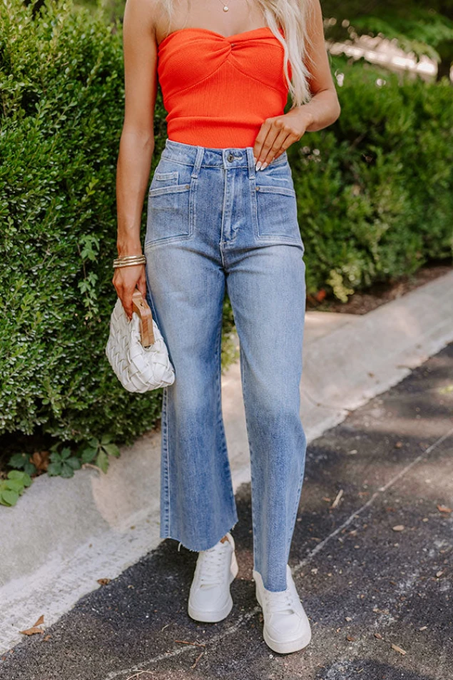 Shop Penny High-Waisted Wide-Leg Jeans