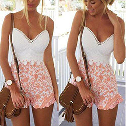 Cute Honeymoon Outfits Ideas: Item Type: Jumpsuit Sleeve Length: Sleeveless Pattern: Print Neckline: V-Neck St...: 