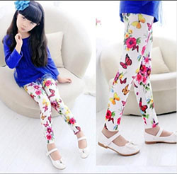 New arrive girl pants printing Flower girls leggings Toddler Classic Leggings: 