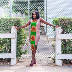 Black Girls Casual wear - dress, thigh, gown, kokerjurk: 