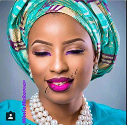 Black Girls Head tie, African Beauty: 