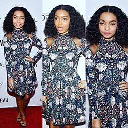The many faces of one, Yara Shahidi ✨  Thank you @lorealmakeup & @vanityfair...: 