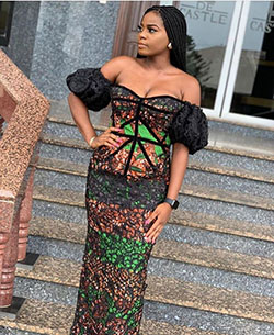 Fashion model, Aso ebi, Cocktail dress: Cocktail Dresses,  Fashion photography,  Aso ebi,  Kente cloth,  Ankara Long Gown  