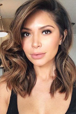 Mira estos adorables tonos de cabello castaño, color de cabello humano: 