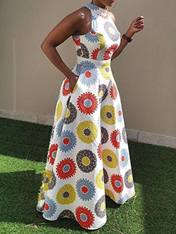 Unique Modern Design For African Dress Designs: Sleeveless shirt,  African Dresses,  Maxi dress,  Ankara Outfits  