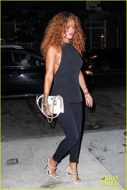 Finest rihanna ankle tattoo, New York: Met Gala,  Chris Brown,  New York,  Rihanna Style  