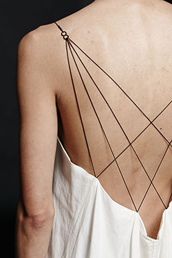 Forever choice suspension in fashion, Minimalist Fashion: Fashion photography,  Minimalist Fashion,  Haute couture,  Street Style,  Bare Back Dresses  