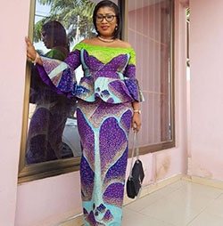 Ankara skirt and blouse 2018, African Dress: African Dresses,  Aso ebi,  Peplum jacket,  Kaba Styles  