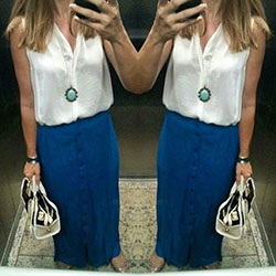Tops To Wear With Maxi Skirts: Skirt Outfits  