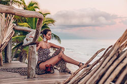 Cool Summer Looks For GIrls, Caroline Constas, Photo shoot: summer outfits,  Animal print,  Beautiful Girls,  Photo shoot  