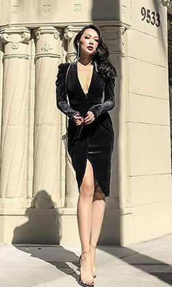 Best fashion related tip for fashion model, Little black dress: Photo shoot,  Velvet Outfits  