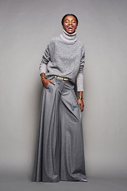 J crew gray pants ready to wear, fashion model: summer outfits,  Polo neck,  fashion model,  Ready To Wear  