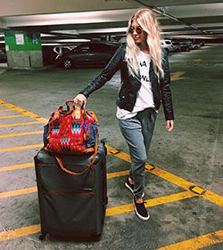 Outfit with fashion accessory, uniform, jeans: Fashion accessory,  Airport Outfit Ideas  