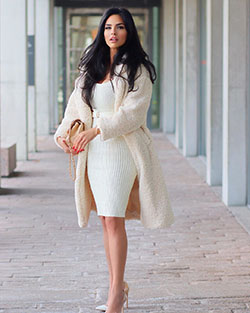 White and pink dress, model photography, wardrobe ideas: White And Pink Outfit,  Stylish Party Outfits  