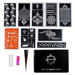 Kit de tatuaje de henna fácil y listo para usar: 