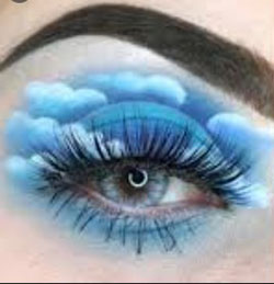 Ideas de sombras de ojos azules. #Cielos azules: 