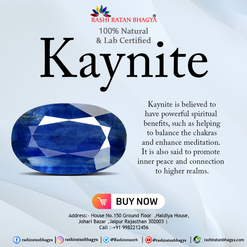 Certified Kyanite Stone Online At Wholesale Price: 