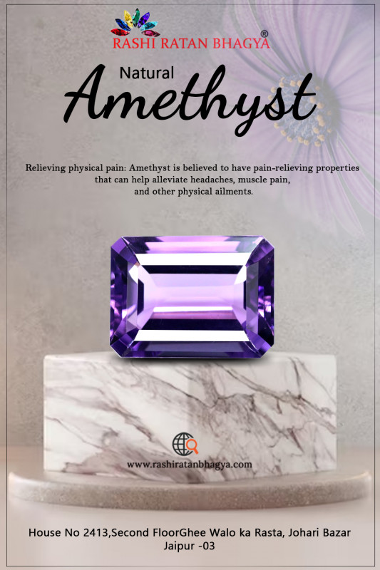Get Certified Amethyst Stone Online At Affordable Price: 