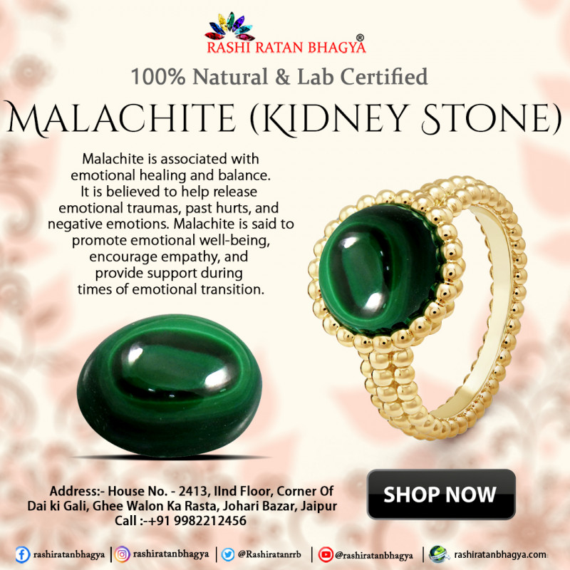 Shop Natural Malalchite Stone Online At best Price: 