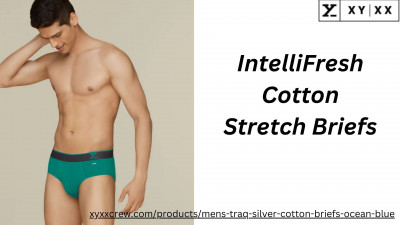 IntelliFresh Cotton Stretch Briefs: 