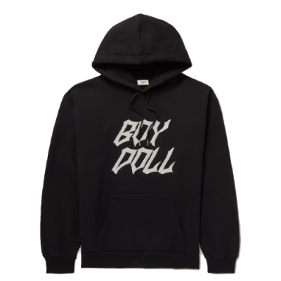 Celine Homme Flocked Stretch-Cotton Jersey Hoodie: 