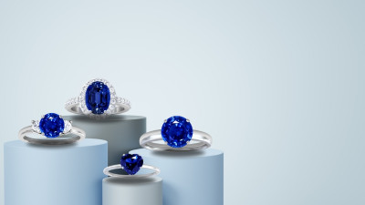 Stylish and Affordable Blue Sapphire Rings: 