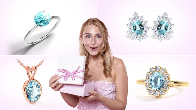 10 Trendy Birthstone Jewelry Gifts For March-Borns: 