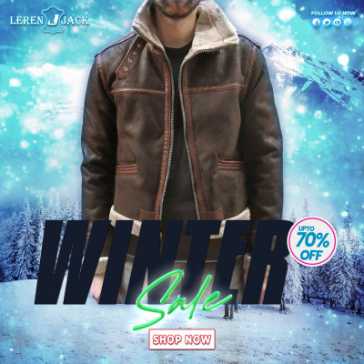 Leon Kennedy Resident Evil 4 Shearling Jacket: 