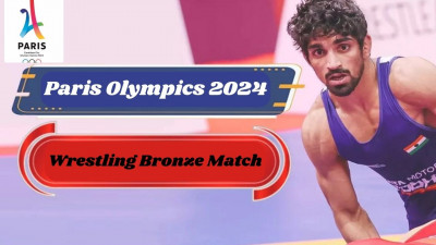 Aman Sehrawat's Bronze Medal Match at Paris Olympics 2024: 
