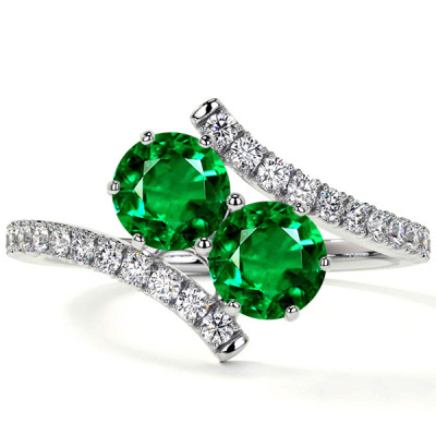White Gold Alexandrite Jewelry: 