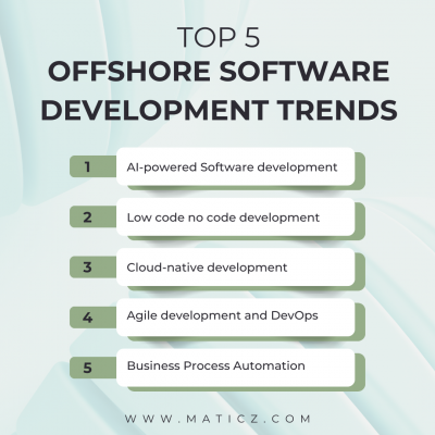Top offshore software development trends: 