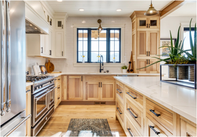 How to Properly Style Natural Wood Kitchen Cabinets: 