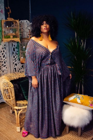 Look inspiration zelie for she, electric blue: 