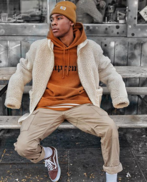 Outfit Instagram hoodie outfit men, flight jacket: 