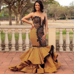 Shweshwe traditional wedding dresses 2022, cocktail dress: 