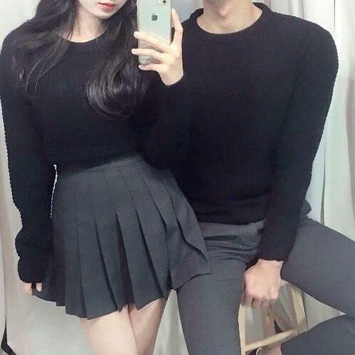 Trajes de pareja a juego tumblr: ¡Sé un blogger de pareja! Muestre su amor mutuo con nuestro elegante atuendo a juego...: 