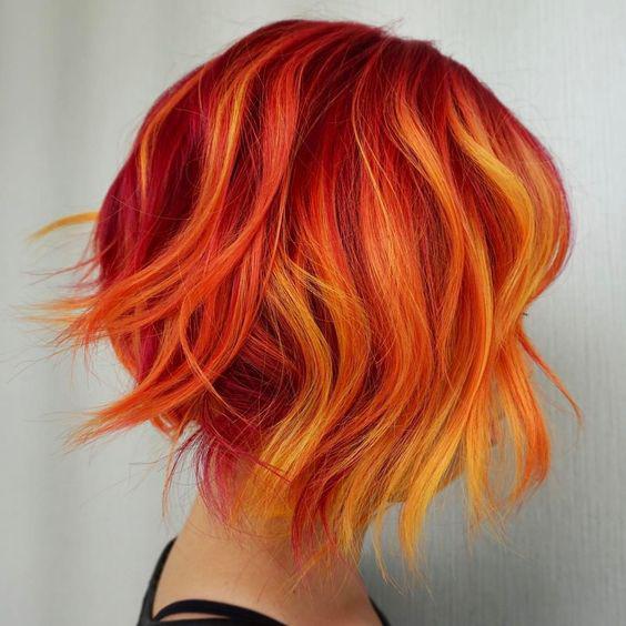 Hair by Stevie Vincent Hair Artistry Beauty: Fantasía Unicornio Púrpura Violeta Rojo Cereza Rosa amarillo Color de cabello brillante: 