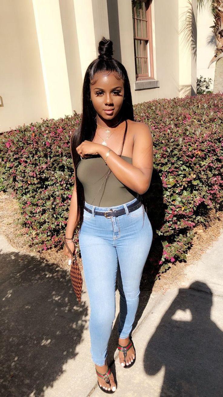 Black Girls Photo shoot: Black Girl Casual Outfit  