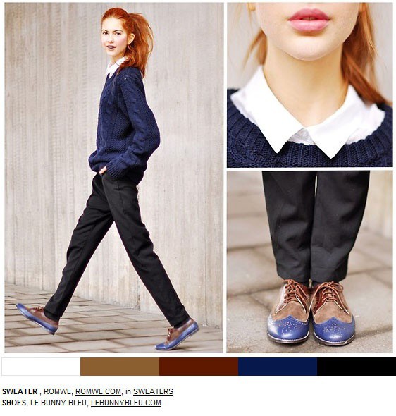 Shoe Trends outfits idea, Oxford shoe, Circular-collar robe: Oxford shoe,  Girl Shoe Trends  