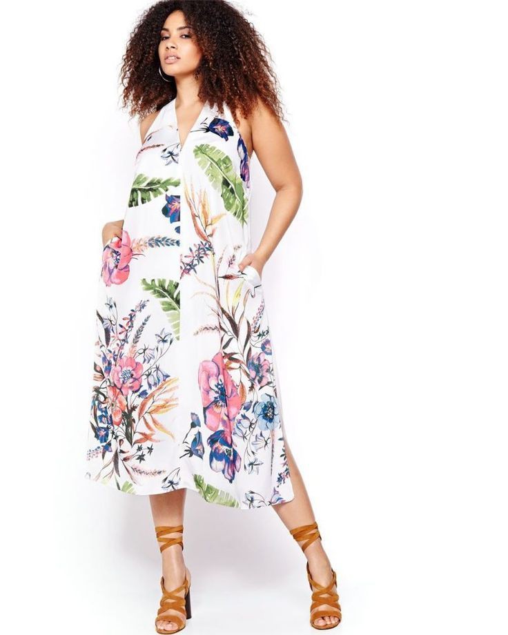 Rachel roy havana floral dress: Plus size outfit,  Maxi dress,  Work Outfit,  Casual Outfits  