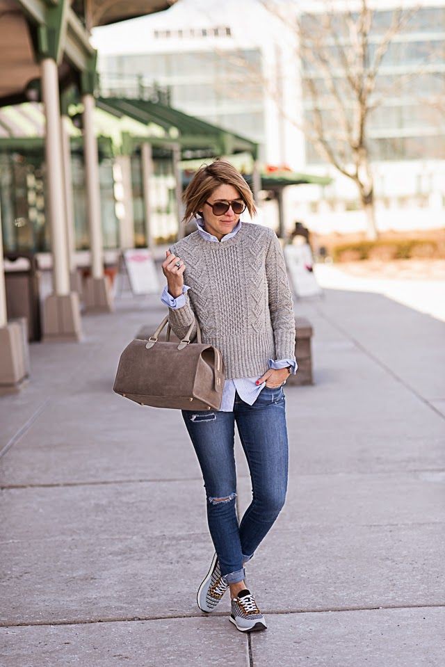 Outfits To Wear With Sneakers, Leopard Print Loafers: Sneakers Outfit,  Casual Outfits  
