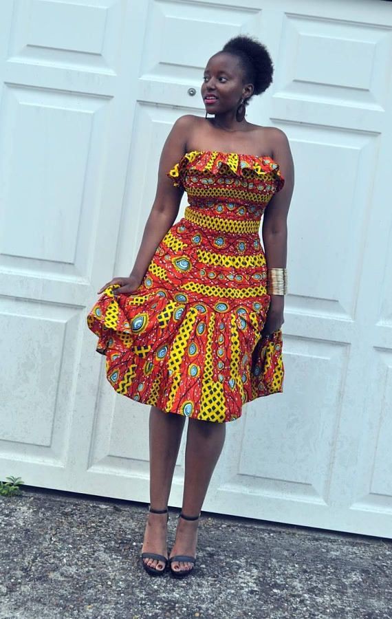 Check out these top 25 robe en pagne 2019, African wax prints: Cocktail Dresses,  Evening gown,  Short Dresses,  Dutch Wax,  Robe Sexy  