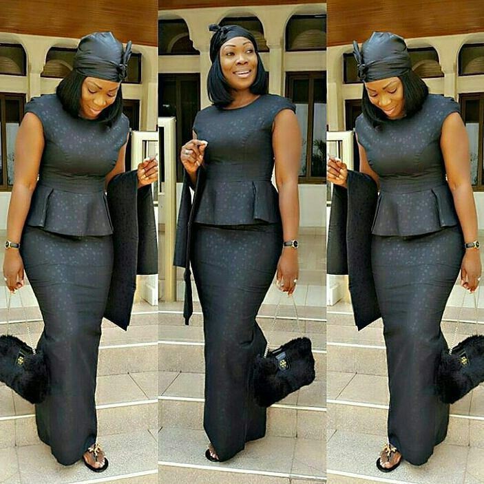 Kaba and slit styles for funeral