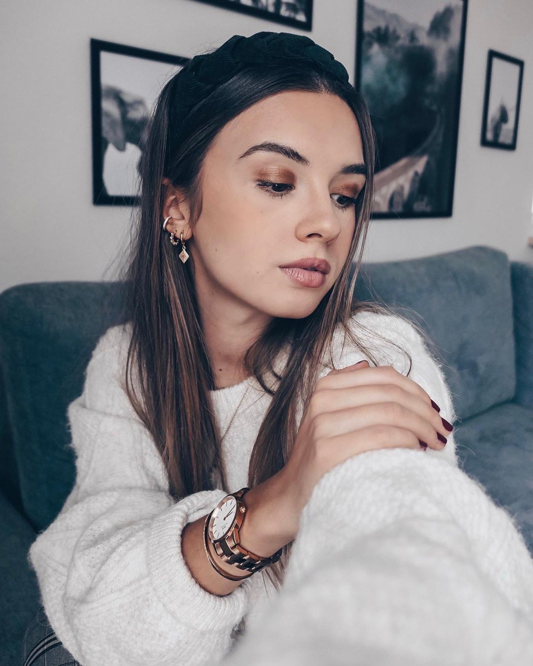 Amelie Weissenberger Instagram, Black hair, Portrait -m-: Long hair,  Brown hair,  Photo shoot,  Black hair,  Amelie Weissenberger  