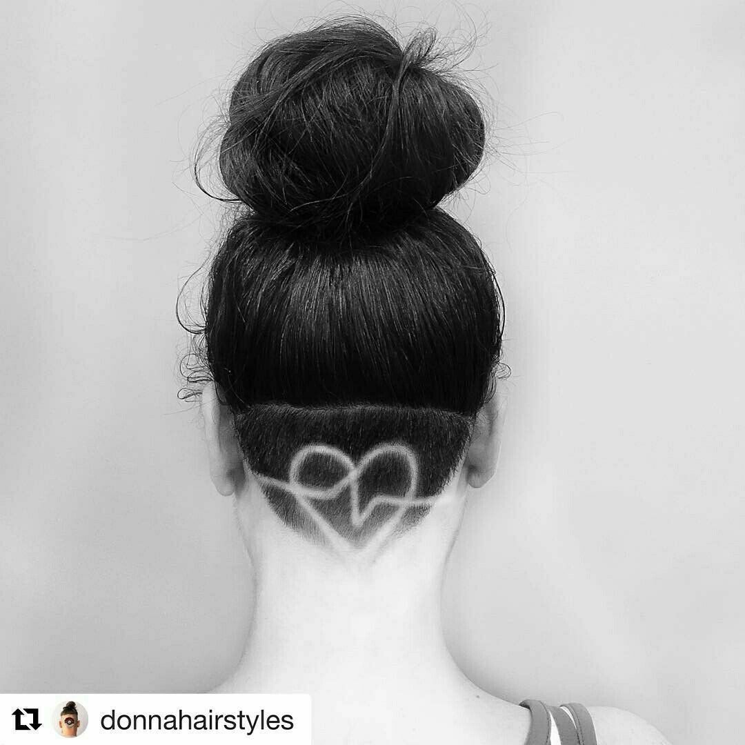 Ideas for great grecas para mujer, Corte de cabello: Long hair,  Hairstyle Ideas,  Bob Hairstyles,  Buzz cut,  Hair tattoo  