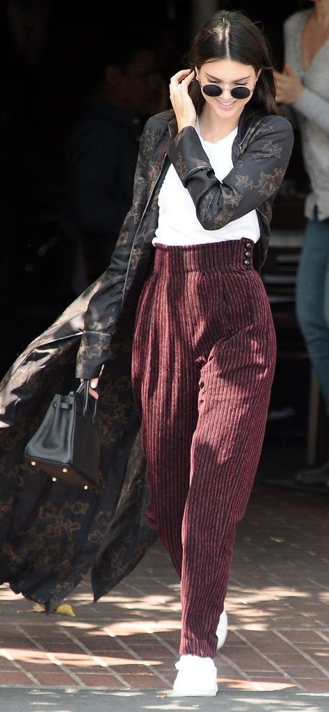 Clothing 90s corduroy outfit, high rise, t shirt: T-Shirt Outfit,  Corduroy Pant Outfits  